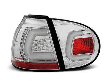 Задние фонари VW Golf 5 chrome led bar