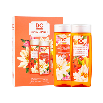 Подарочный набор для жен. SENSY ORANGE (СЕНСИ ОРАНЖ): Гель для душа SENSY ORANGE (СЕНСИ ОРАНЖ) 250 мл + Шампунь SENSY ORANGE (СЕНСИ ОРАНЖ) 250 мл
