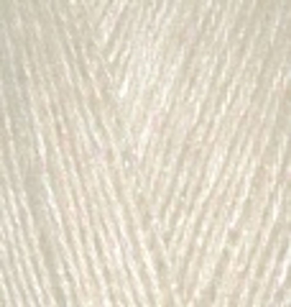 ALIZE &quot;Angora Gold Simli&quot;, 10% мохер, 10% шерсть, 5% металлик - 75% Акрил, 100 гр, 550 м, 67 молочно-бежевый