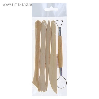 Набор инструментов для лепки, 5 предметов-
