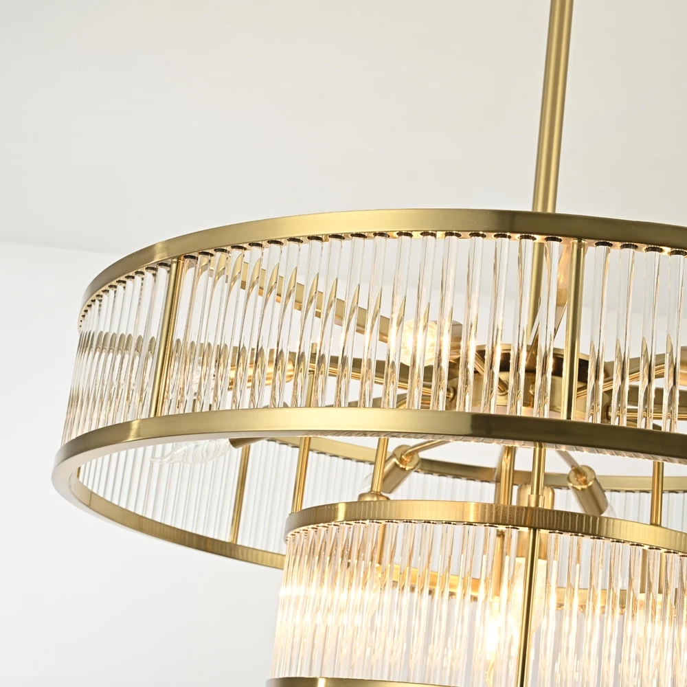 Люстра на штанге Imperiumloft RH MARAIS ROUND CHANDELIER 147903-22