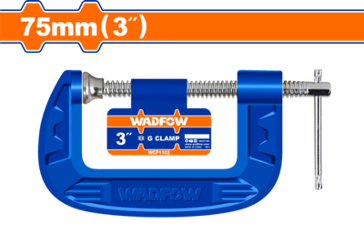 Струбцна G-образная 75 мм (8/48) WADFOW WCP1103
