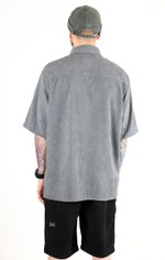 Рубашка BLK CROWN Baggy Вельвет Серый