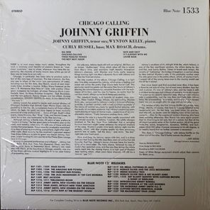 Johnny Griffin / Introducing Johnny Griffin (LP)