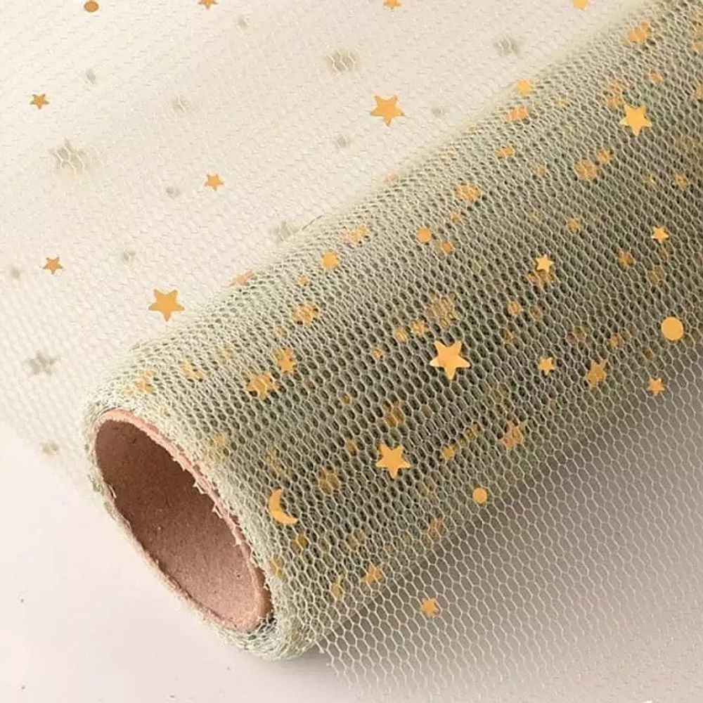 Сетка Звездное небо 50см*5ярд ЗЕЛЕНЫЙ