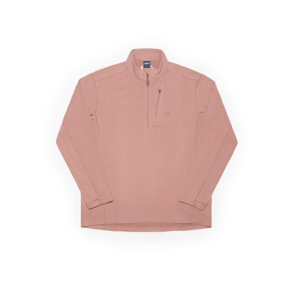 Свитшот Nothomme Blue Monte Stand-Up Collar Checkered Fleece Semi-Zipped Sweatshirt "Gesang Powder"