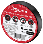 Изолента ПВХ SILFIX 15 мм*10 м ЧЕРНАЯ