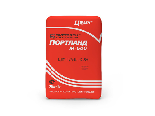 Цемент М-500 Цем 3 (минеральные добавки 30%) 25кг