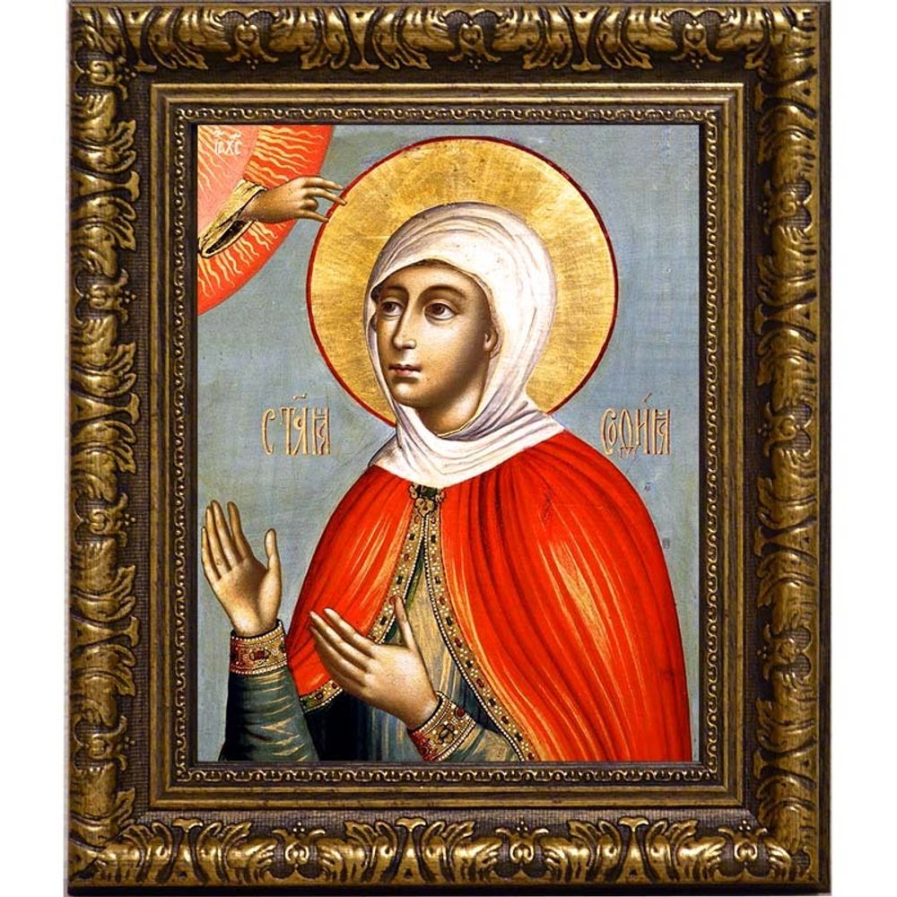 София Египетская мученица. Икона на холсте.