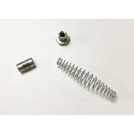 Запчасти для тормозного троса барабанного тормоза электросамоката Kugoo X1, M2 (боченок, гайка, пружина)