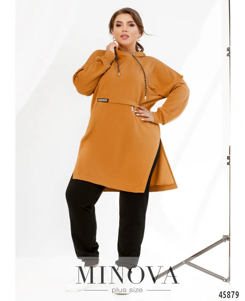 Костюм 17-249-горчица-черный Minova