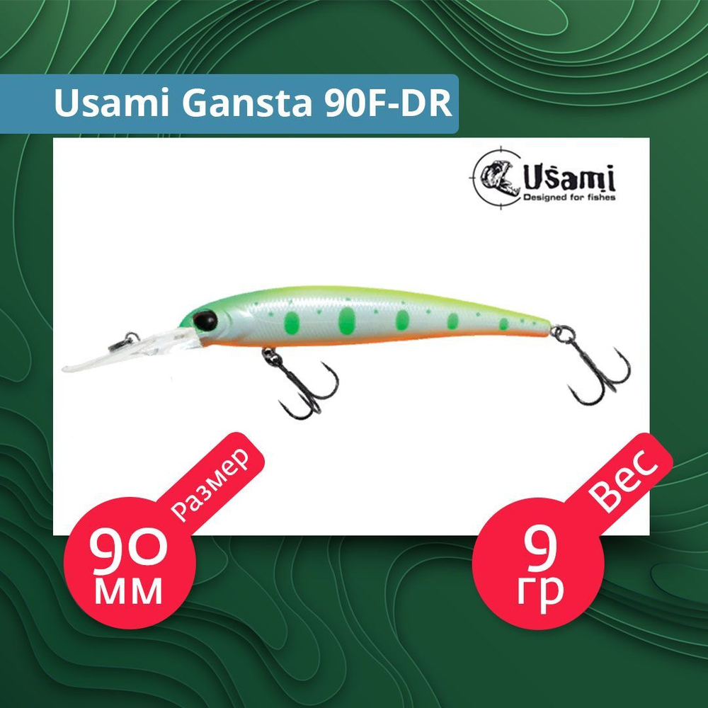 Воблер для рыбалки Usami Gansta