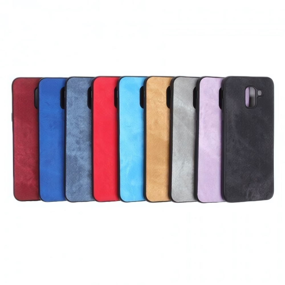 Чехол текстильный для Samsung Galaxy J6 (2018), 010817 Бордовый