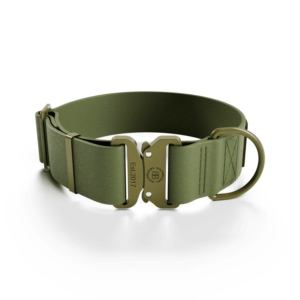 Ошейник Billowthane Combat KHAKI 5 см BullyBillows