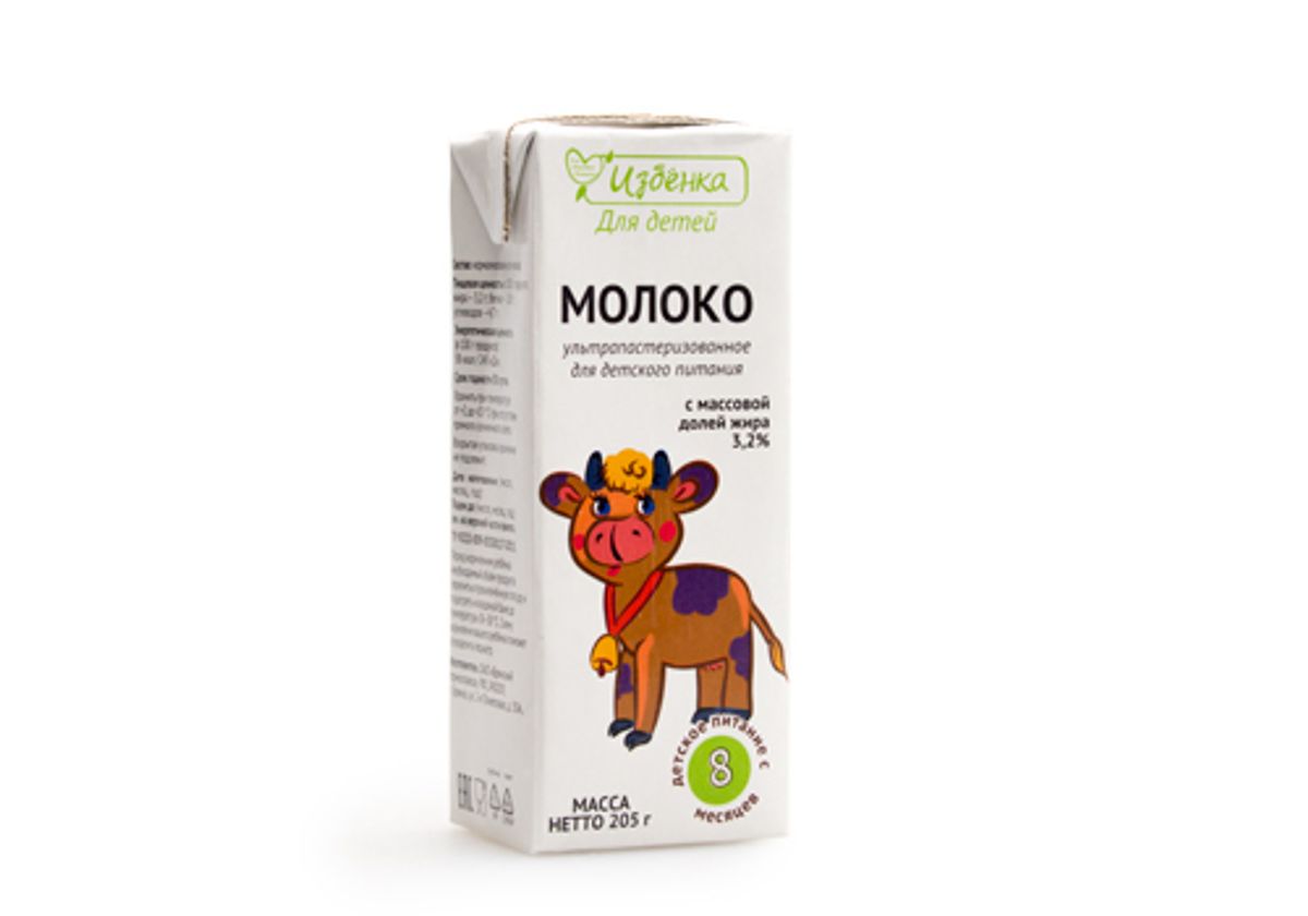 Молоко детское 3,2% Избенка, 205г