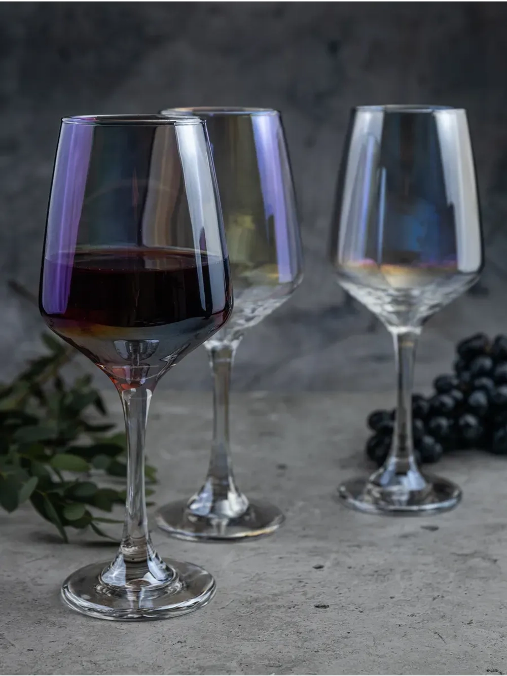 Набор бокалов для вина, 450 мл, 6 шт. перламутровые