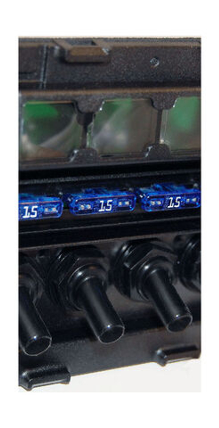 Панель бортового питания 6 переключателей, с предохранителями