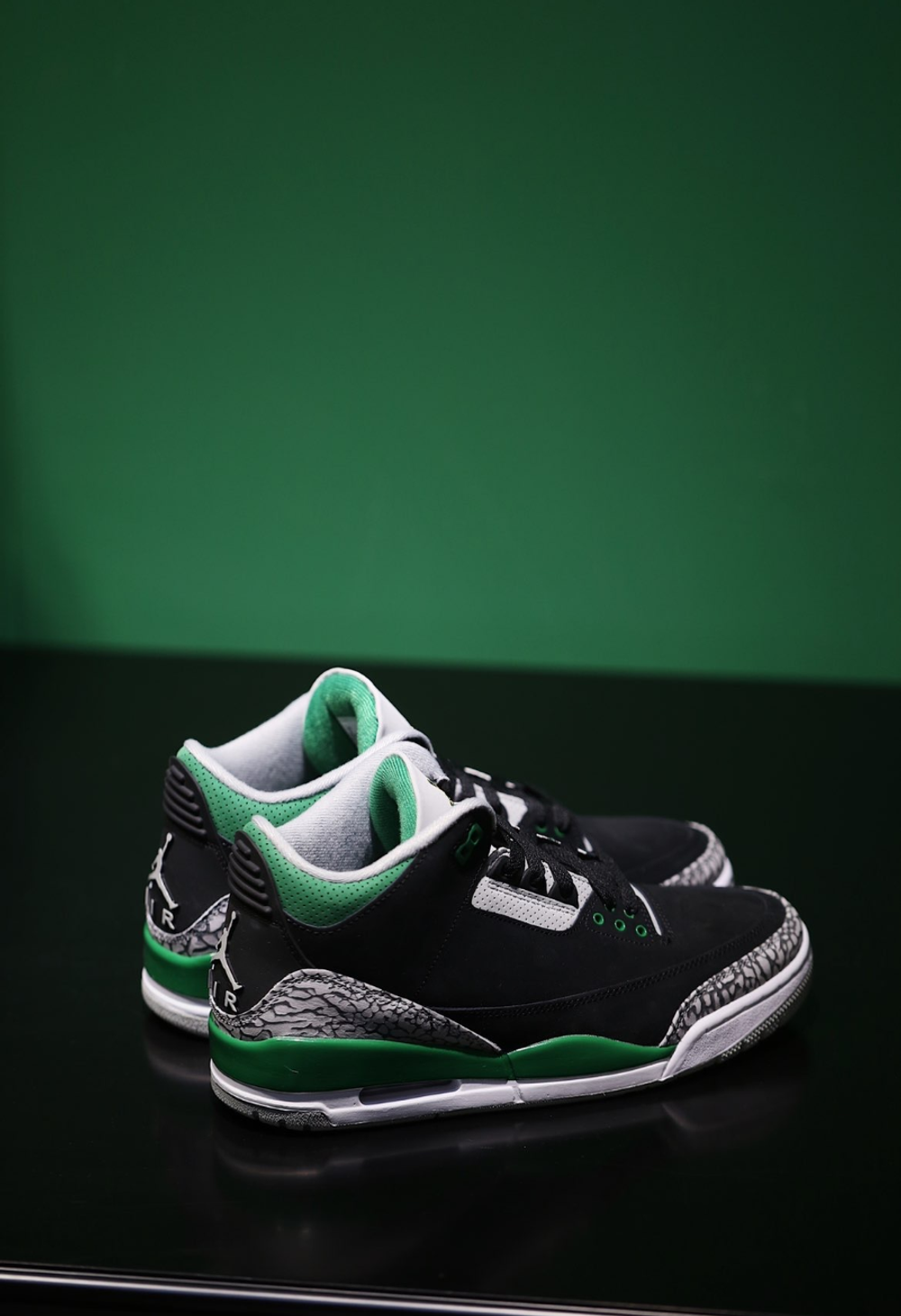 Air jordan 3 retro green online