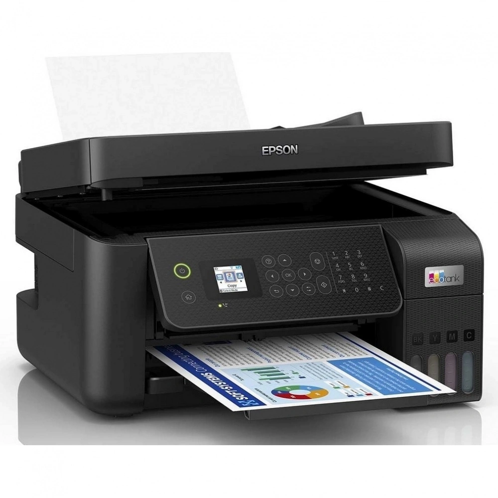 МФУ струйный Epson L5290 (C11CJ65512/C11CJ65409) A4 WiFi черный