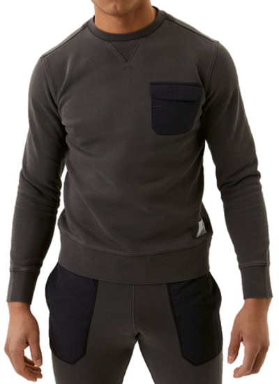 Мужская теннисная кофта Björn Borg Stockholm Regural Crew - pavement