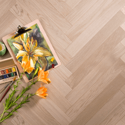 Инженерный паркет Coswick Дуб Титановый Буфф (Titanium Buff) Шелковое масло ультраматовое