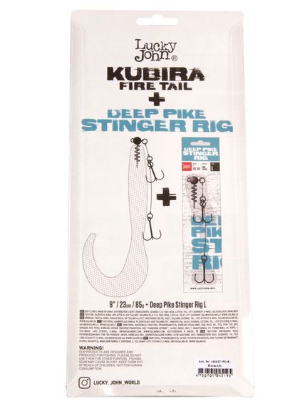 Твистеры LJ 3D BBS Series KUBIRA FIRE TAIL 9,0in (22,86)/PG18 1шт.