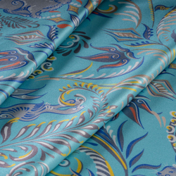 Наволочка 50x70 Mollen Утро светло-бирюзовая шелковая