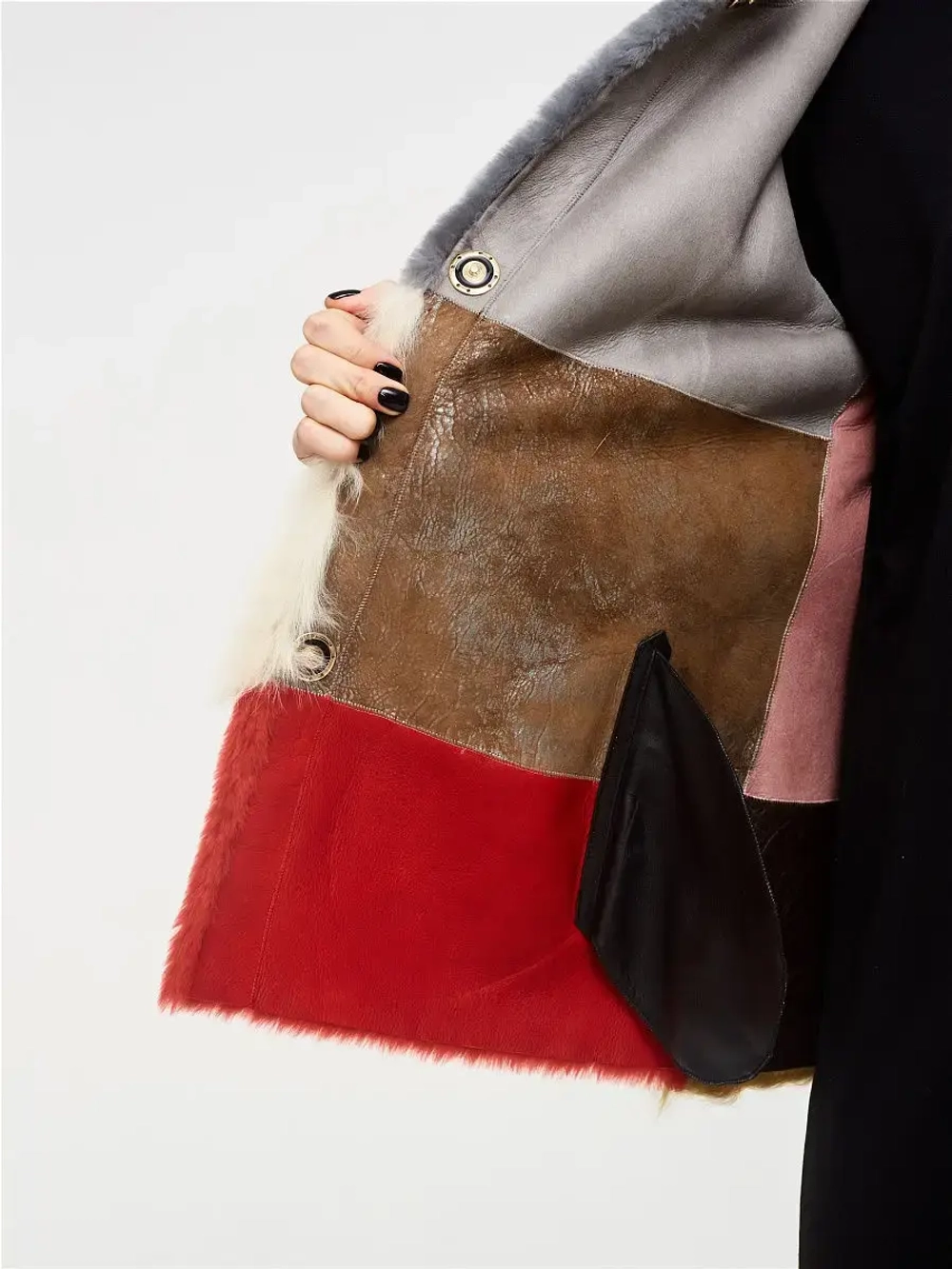 Женская шуба / натуральная / двусторонняя / Турция