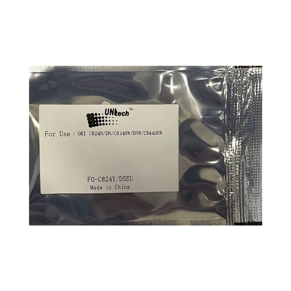 Чип для картриджа 47095705 OKI C824/C834/C844 (5K) yellow UNItech(Apex)