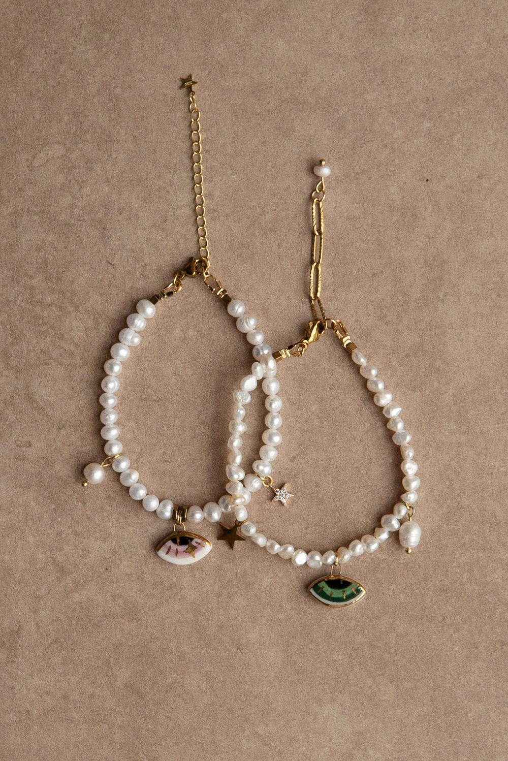 Браслет из жемчуга с глазом