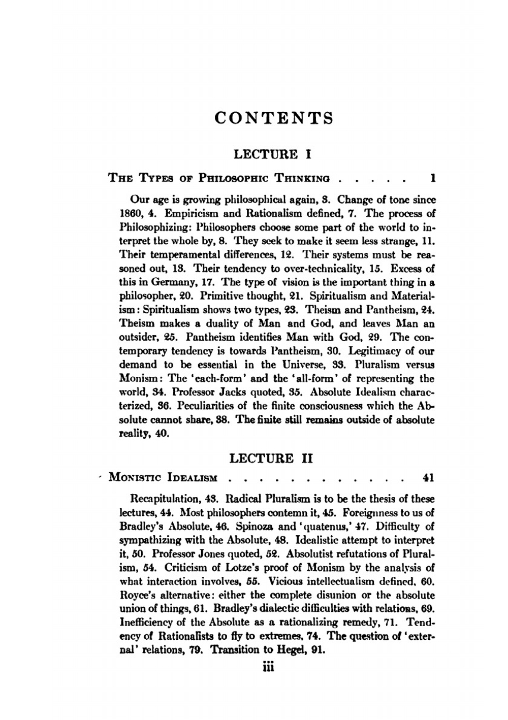 A Pluralistic Universe | James William