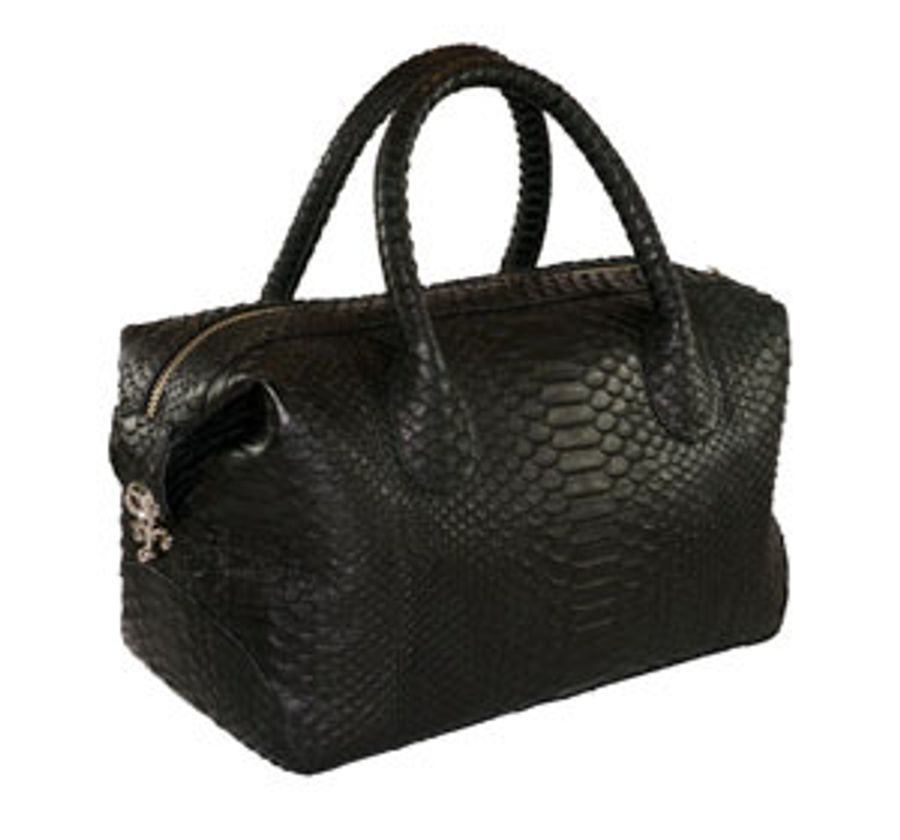 Сумка из кожи питона – вне моды и времени