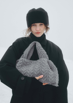 POLENE СУМКА NUMERO NEUF LARGE, СЕРЫЙ