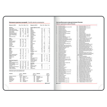 Ежедневник недатированный А5 138х213 мм BRAUBERG "Metallic", под кожу, 136 л., гибкий, графитовый, 113375