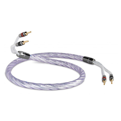 QED (QE1482) GENESIS Pre-Term Speaker Cable 2.5m (Banana), кабель акустический, 2.5 м