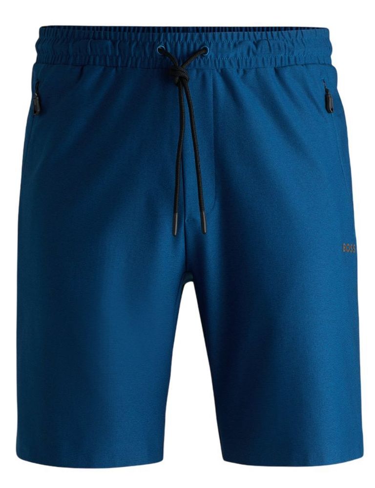 Мужские теннисные шорты BOSS Active-Stretch Headlo Active - небесный