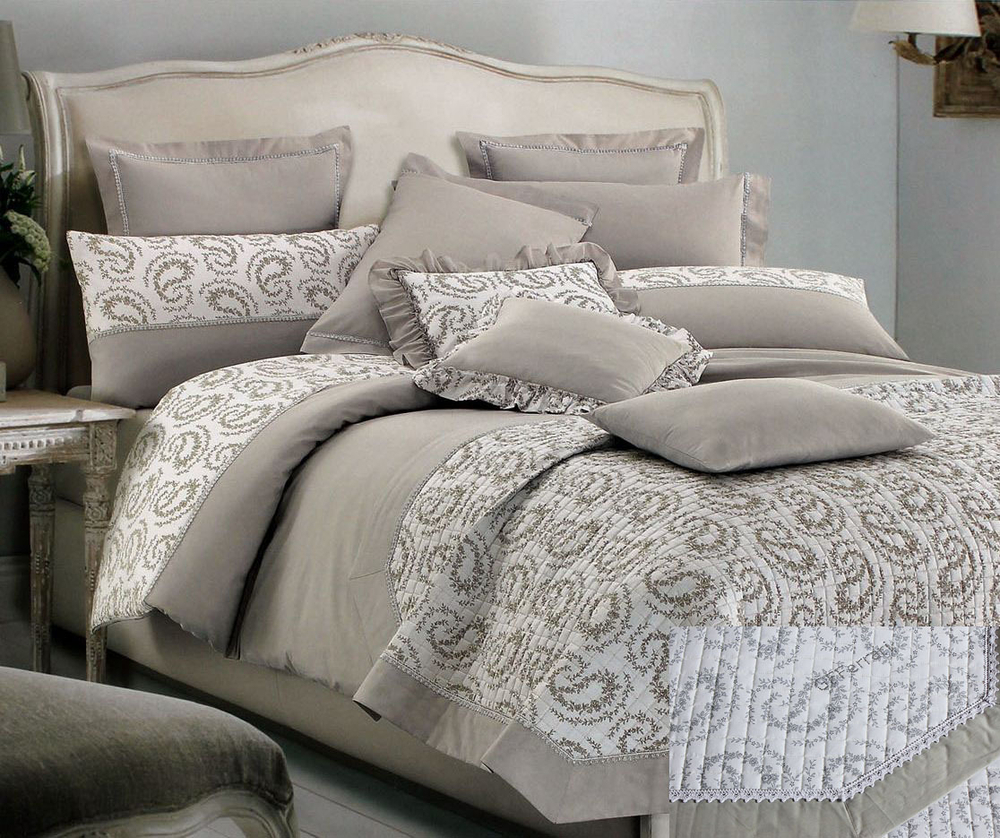 Покрывало 260х270 GF Ferrari Giselle Grigio Италия