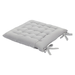 Подушка на стул из хлопка серого цвета из коллекции essential, 35х35 см