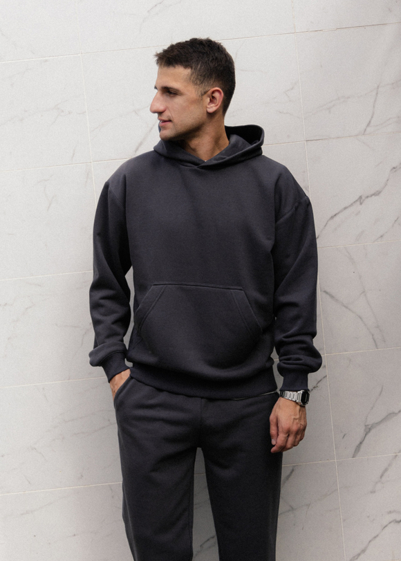 Худи BASIC MAN, графит NEW