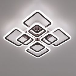 Citilux Марсель Смарт CL232A185E RGB Умная люстра Чёрная