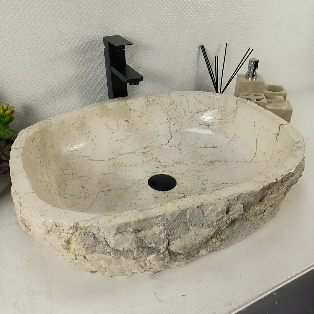 Раковина из мрамора Erozy Cream EM-65029 60*46*15 0877