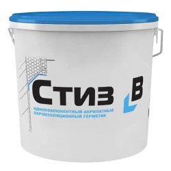 Герметик Стиз B 3 кг, Белый, для внутреннего слоя монтажного шва