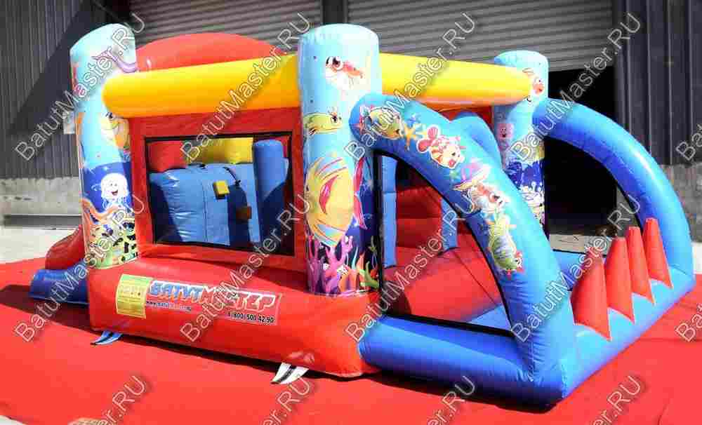 Коммерческий батут "Морской дрифт", 5.5*2.5*2 м