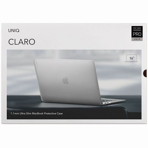 Чехол Uniq HUSK Pro Claro для MacBook Pro 16&quot;, прозрачный матовый (MP16-HSKPCDOVE)
