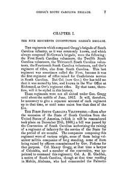 The history of a brigade of South Carolinians, known first as "Gregg's" and subsequently as "McGowan's brigade." | J F J. Caldwell