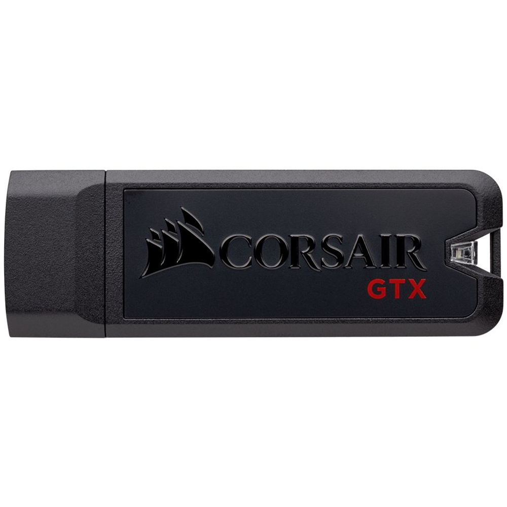 Corsair Flash Voyager GTX USB 3.1 128GB, Zinc Alloy Casing, Read 430MBs - Write 390MBs, Plug and Play