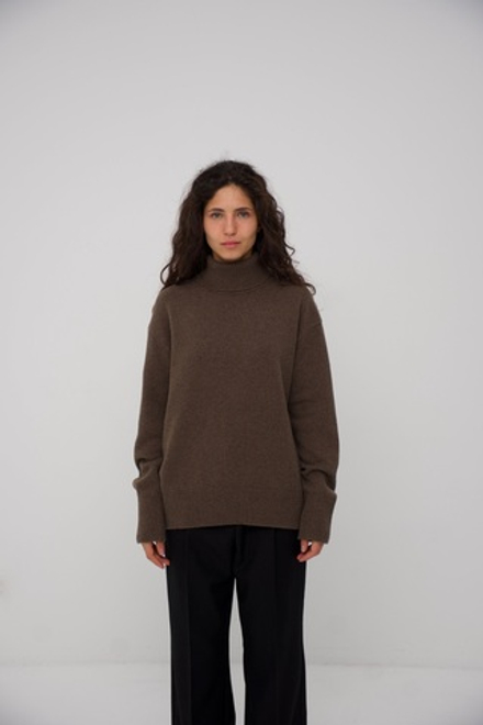 Джемпер Special 2.0 из мериноса и кашемира с высоким воротом