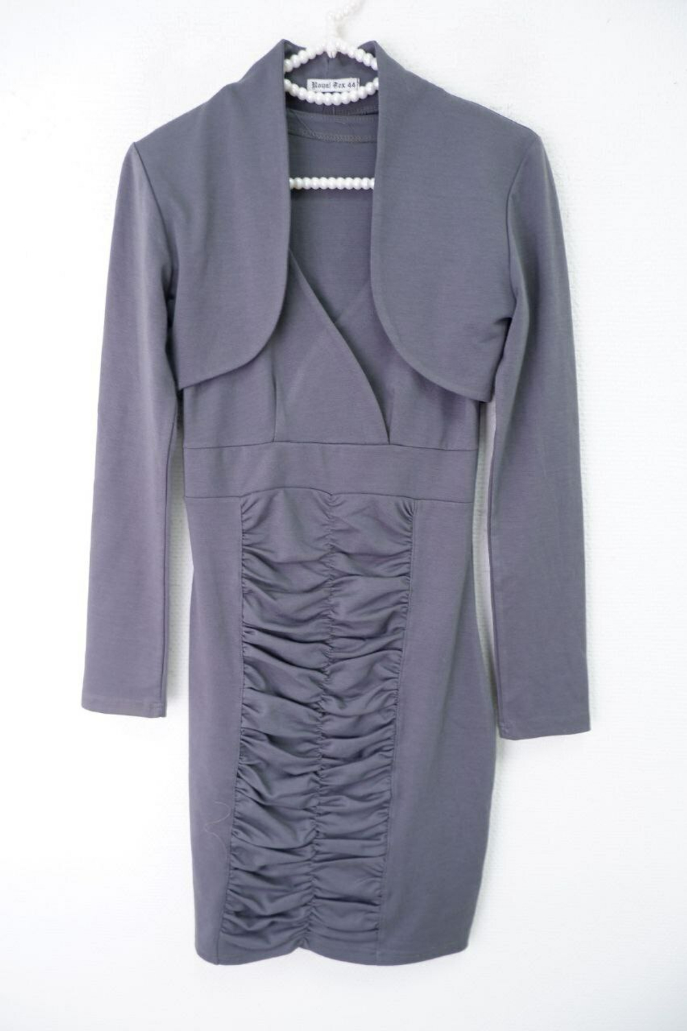 Платье Boya Tex комбинированное с жакетом 44 размер