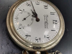 Часы карманные.Beamtenfreund System Glashutte" сер