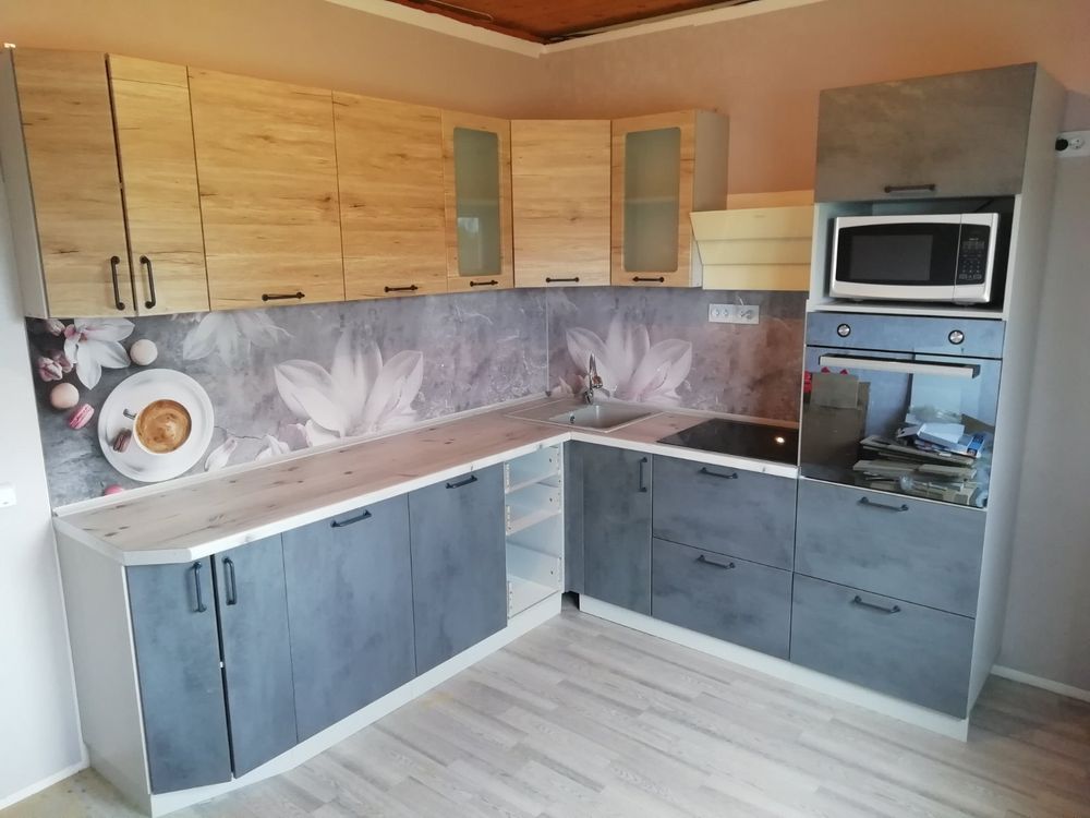 Модульная кухня "Лофт" 1800 Дуб цикорий